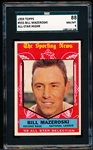 1959 Topps Baseball- #555 Bill Mazeroski All Star- HI#- SGC 88 (Nm-Mt 8)