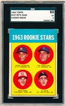 1963 Topps Baseball- #537 Pete Rose Rookie- SGC 60 (Ex 5)