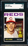 1964 Topps Baseball- #125 Pete Rose, Reds SGC 50 (Vg-Ex 4)