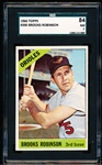 1966 Topps Baseball- #390 Brooks Robinson, Orioles- SGC 84 (NM 7)