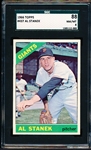 1966 Topps Baseball- #437 Al Stanek, Giants- SGC 88 (Nm/Mt 8)