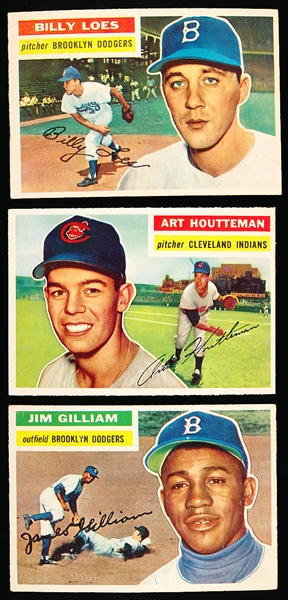 1956 Topps Bb- 3 Diff.