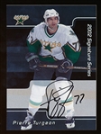 2001-02 Be A Player Signature Series Hockey “Limited Autograph” #LPT Pierre Turgeon