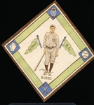 1914 B18 Baseball Blanket- Tioga George Burns, Detroit AL - White Infield
