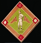 1914 B18 Baseball Blanket- Frank Chance, New York AL – Green Infield- Hall of Famer! 