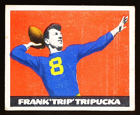 1948 Leaf Football- #49 Frank Tripucka, Notre Dame
