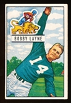 1951 Bowman Fb- #102 Bobby Layne, Lions