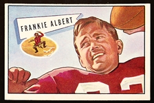 1952 Bowman Fb Large- #5 Frankie Albert, 49ers