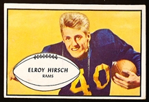 1953 Bowman Fb- #22 Elroy Hirsch, Rams- Hall of Famer! 