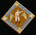 1914 B18 Baseball Blanket- Tommy Griffith, Boston NL- Brown Infield- Tougher version