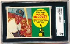 1960 Topps Baseball- #316 Willie McCovey RC- SGC 86 (NM+ 7.5)