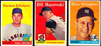 1958 T Bb- 3 Cards