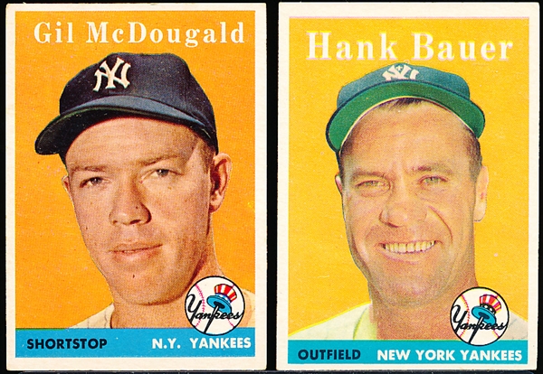 1958 T Bb- 4 Cards