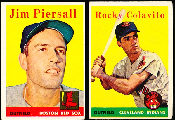 1958 T Bb- 4 Cards