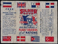 1930’s Goudey Soldier Boys Chewing Gum Non-Sports- 1 Wrapper