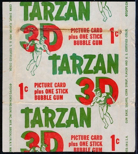 1953 Topps Tarzan and the She-Devil 3D Non-Sports- 1 Wrapper