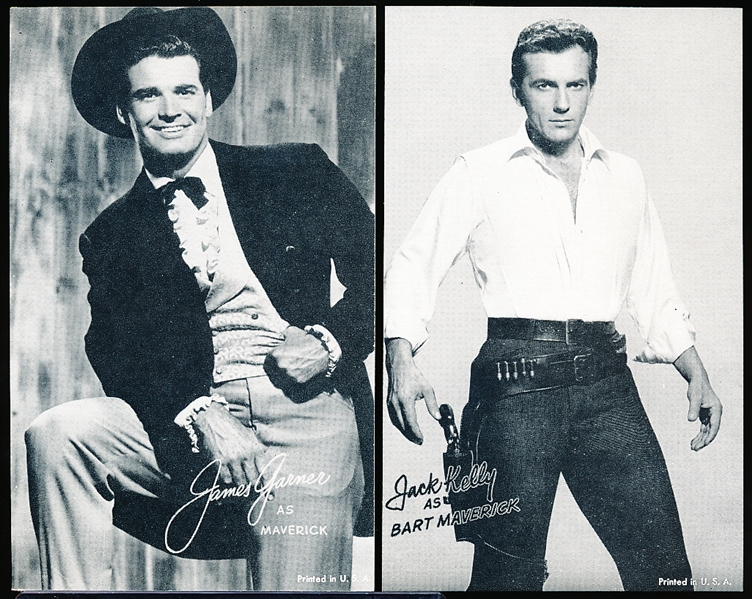 1958 Exhibit “TV Westerns” Non-Sports- 8 Diff. Cards