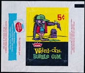 1966 Fleer Weird-Ohs Bubble Gum Non-Sports- 1 Wrapper