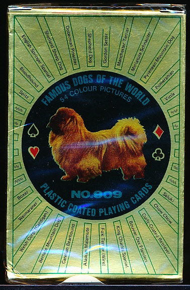 1960’s Accoutrements Famous Dogs of the World Non-Sports- 1 Factory Sealed Deck of 54 Playing Cards