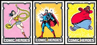1970’s Monty Gum Comic Heroes Non-Sports- 1 Complete Set of 100 Cards