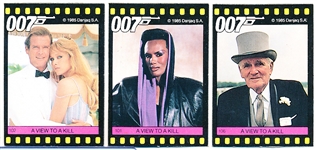 1986 Monte Gum James Bond: A View to a Kill Non-Sports- 1 Complete Set of 100 Cards