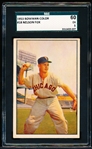 1953 Bowman Baseball Color- #18 Nelson Fox, White Sox- SGC 60 (Ex 5)