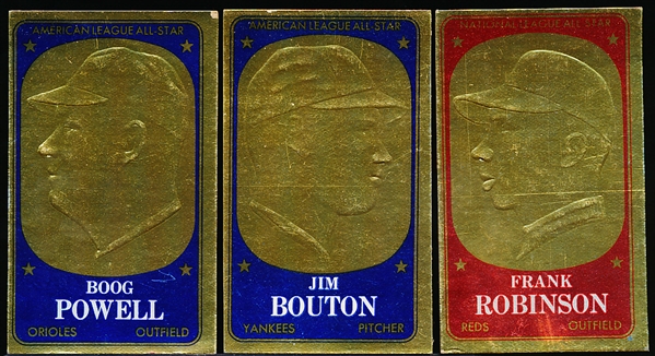 1965 Topps Bb- Embossed- 6 Cards