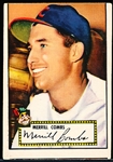 1952 Topps Baseball- #18 Merrill Combs, Indians- red back