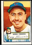 1952 Topps Baseball- #217 G. Stirnweiss, Cleveland