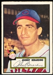 1952 Topps Baseball- #253 John Berardino, Indians