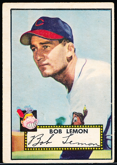 1952 Topps Baseball- #268 Bob Lemon, Indians