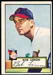 1952 Topps Baseball- #268 Bob Lemon, Indians