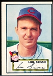 1952 Topps Baseball- #270 Lou Brissie, Cleveland