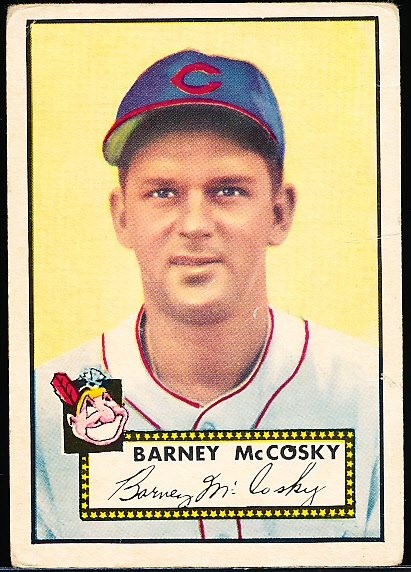1952 Topps Baseball- #300 McCosky, Cleveland