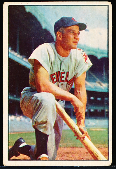 1953 Bowman Bb Color-#8 Al Rosen, Cleveland