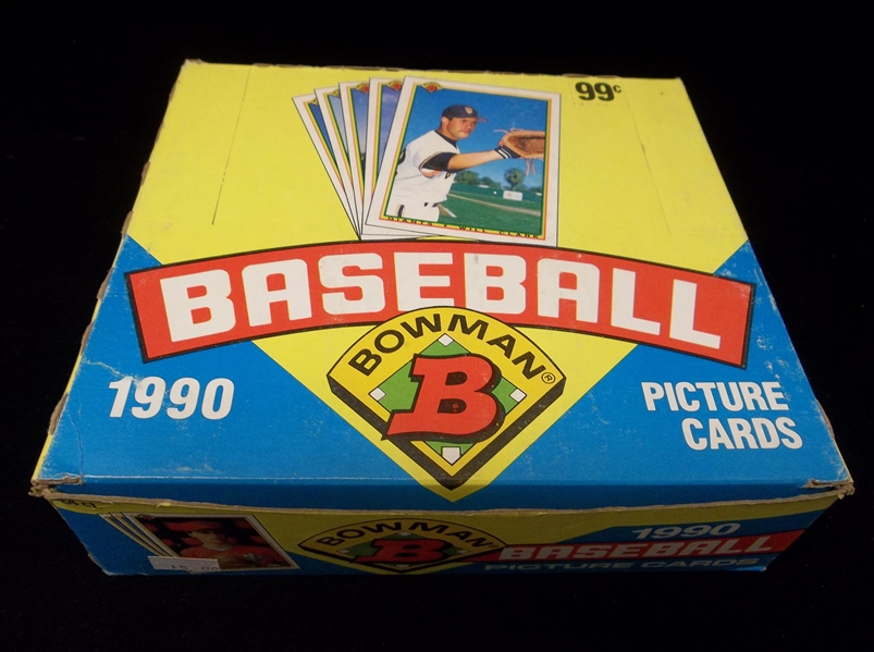 1990 Bowman Baseball- 1 Unopened Cello Box