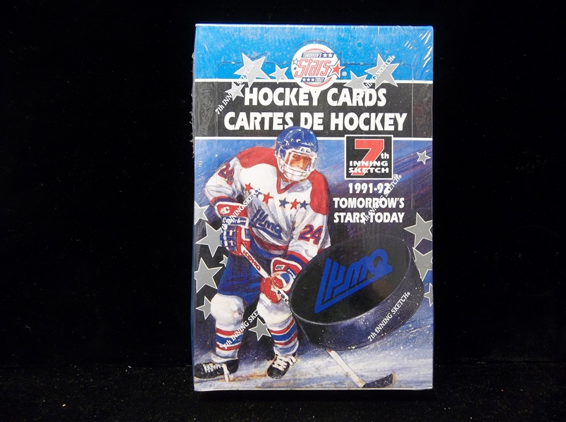 1991-92 7th Inning Sketch LHMQ Hockey- One Unopened Wax Box