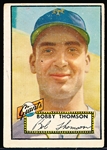 1952 Topps Baseball Hi#- #313 Bobby Thomson, Giants