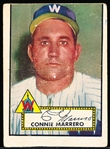 1952 Topps Baseball Hi#- #317 Connie Marrero, Washington