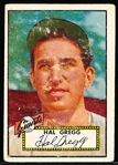 1952 Topps Baseball Hi#- #318 Gregg, Giants