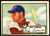 1952 Topps Baseball Hi#- #325 Bill Serena, Cubs