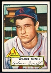 1952 Topps Baseball Hi#- #334 Wilmer Mizell, Cards