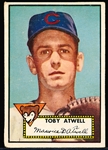 1952 Topps Baseball Hi#- #356 Toby Atwell, Cubs