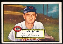1952 Topps Baseball Hi#- #379 Rossi, Reds