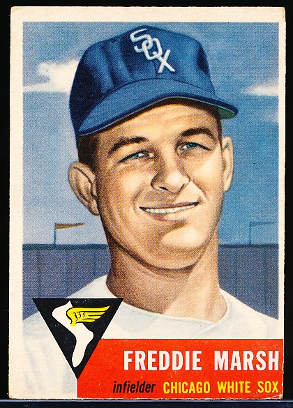 1953 Topps Baseball- Hi#- #240 Fred Marsh, White Sox SP