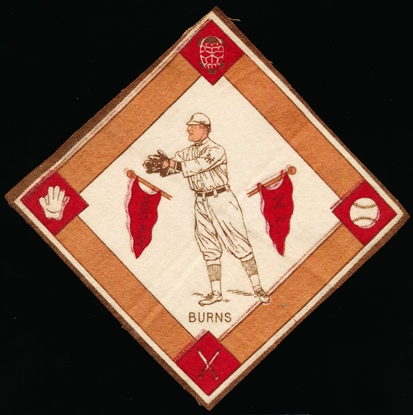 1914 B18 Bb Blanket- Burns, New York NL(Brown Basepaths)