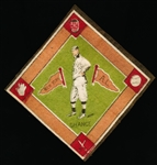 1914 B18 Bb Blanket- Frank Chance, New York AL (Green Infield)