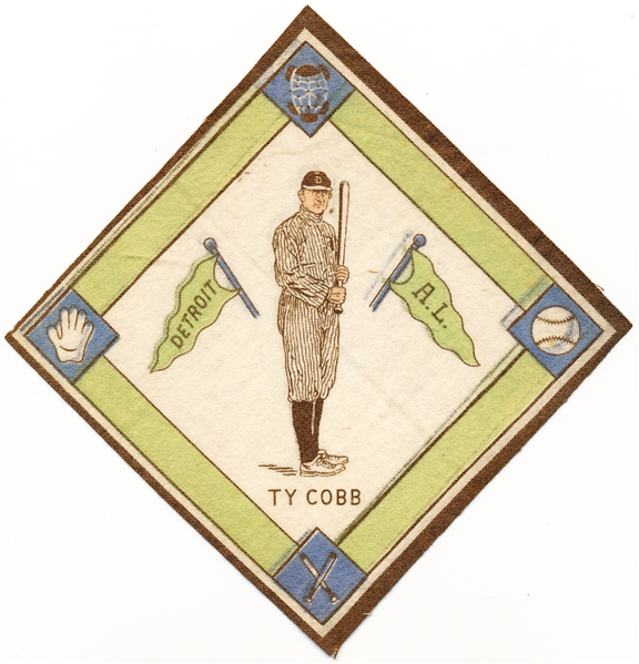 1914 B18 Bb Blanket- Ty Cobb, Detroit (White Infield)
