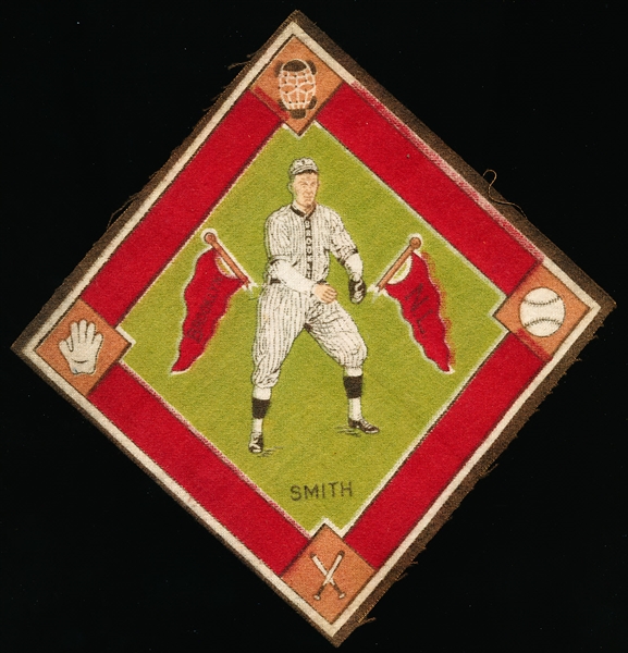 1914 B18 Bb Blanket- Red Smith, Brooklyn NL (Green Infield)