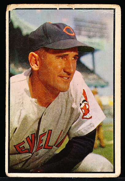 1953 Bowman Bb Color- #143 Al Lopez, Cleveland- Hi #